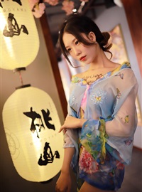 No.020 Douniang - Rishi water blue kimono 30 pieces 88 yuan(19)